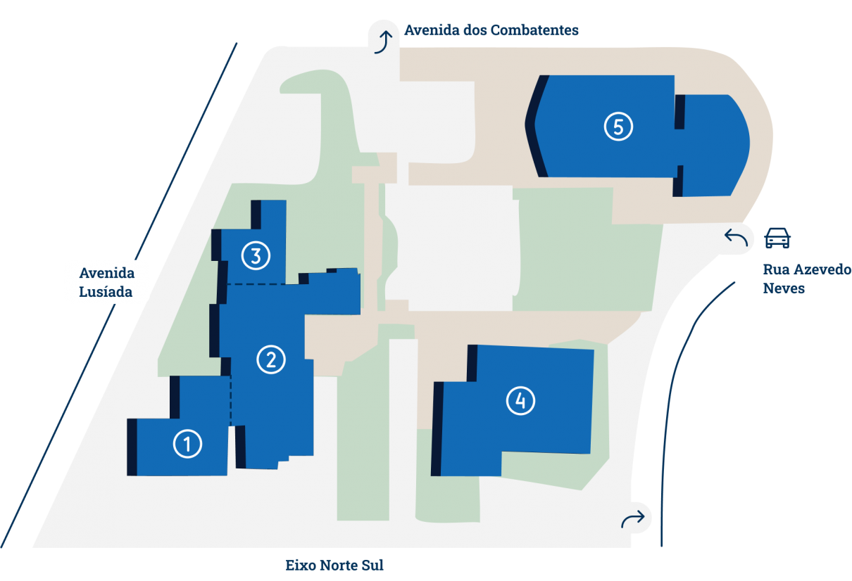 Mapa Sede - Campus de Palma de Cima
