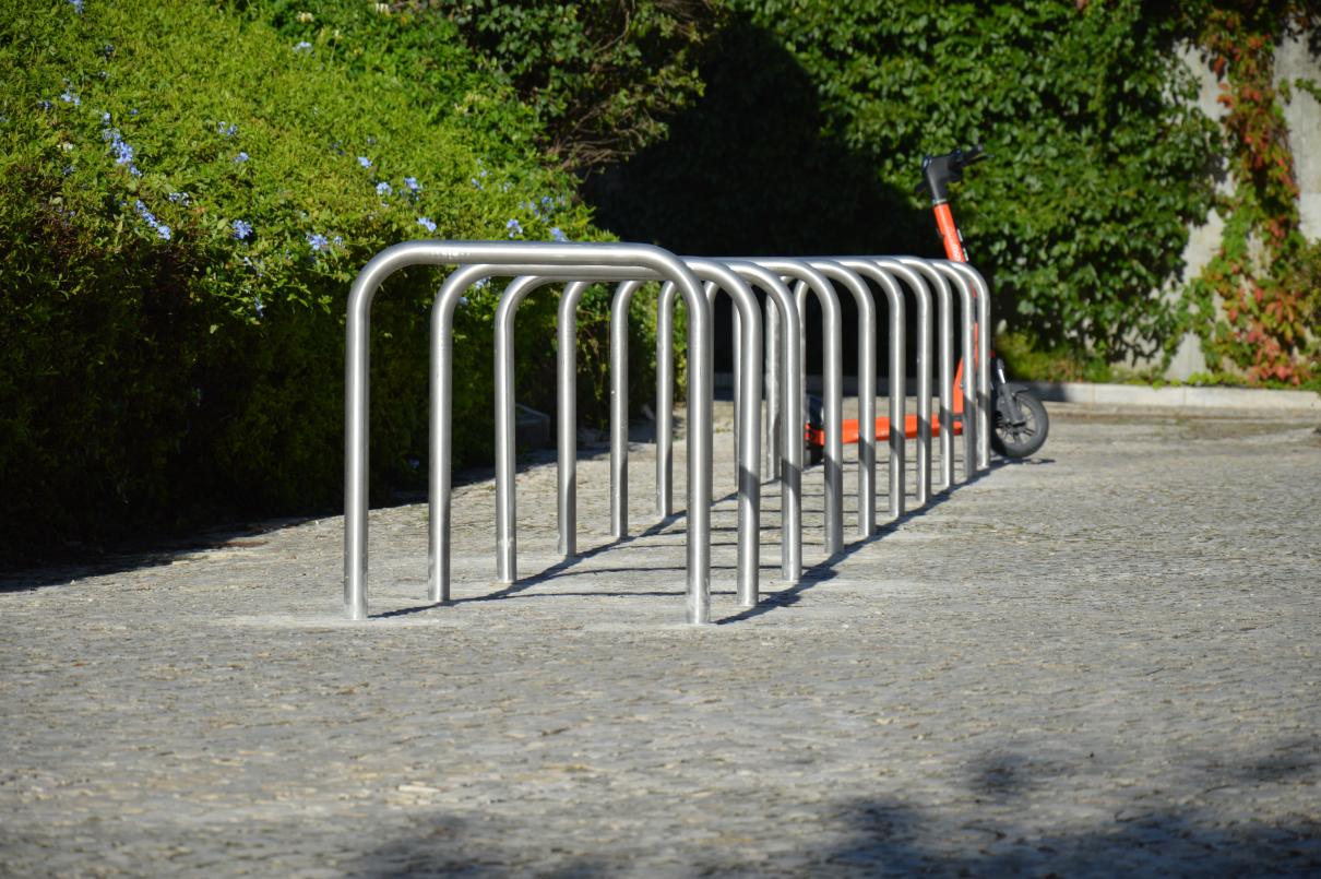 novo parque de bicicletas