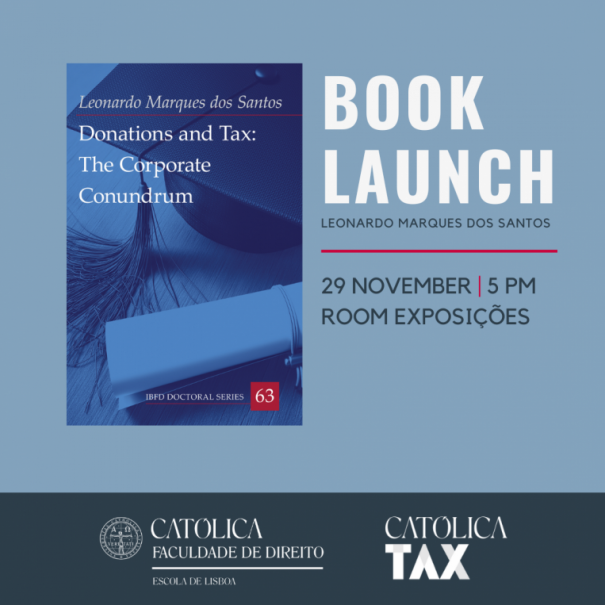 APRESENTAÇÃO DE LIVRO | Donations and Tax: The Corporate Conundrum