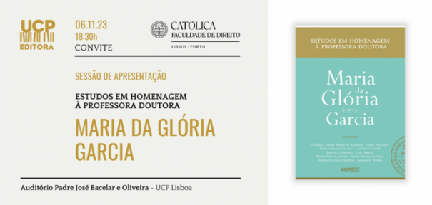 Convite Sessão de apresentação dos Estudos de Homenagem à Professora Maria da Glória Garcia
